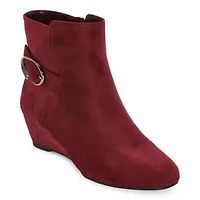 east 5th Womens Roland Wedge Heel Booties