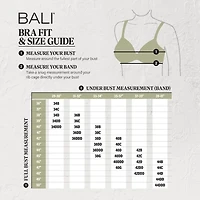 Bali Passion For Comfort® Seamless Full Coverage Underwire Minimizer Bra 3385