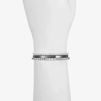 Liz Claiborne Textured Bangle Womens 3-pc. Bracelet Set