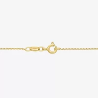 Womens Lab Created Blue Sapphire 14K Gold Over Silver 18 Inch Pendant Necklace