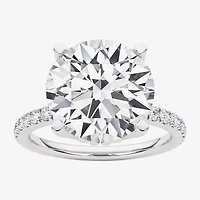 Grown Gorgeous (F, Vs2) Womens 4 7/8 Ct. T.W. Lab White Diamond 14K Gold or Platinum Round Side Stone Engagement Ring