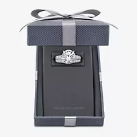 Grown Gorgeous (F, Vs2) Womens 6 1/10 Ct. T.W. Lab White Diamond 14K Gold or Platinum Round Side Stone Bridal Set