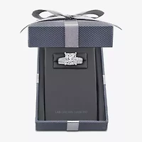 Grown Gorgeous (F, Vs2) Womens 6 1/10 Ct. T.W. Lab White Diamond 14K Gold or Platinum Princess-cut Side Stone Bridal Set