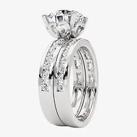 Grown Gorgeous Vs2, F Womens 4 1/4 CT. T.W. Lab White Diamond 14K Gold or Platinum Round Side Stone Bridal Set