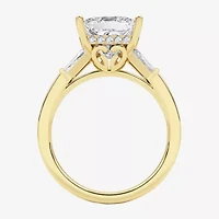 Grown Gorgeous (F, Vs2) Womens 3 3/4 CT. T.W. Lab White Diamond 14K Gold or Platinum Princess-cut Engagement Ring