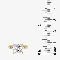 Grown Gorgeous (F, Vs2) Womens 3 3/4 CT. T.W. Lab White Diamond 14K Gold or Platinum Princess-cut Engagement Ring