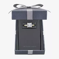 Grown Gorgeous (F, Vs2) Womens 3 3/4 CT. T.W. Lab White Diamond 14K Gold or Platinum Princess-cut Engagement Ring