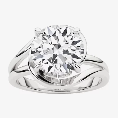 Grown Gorgeous F, Vs2 Womens 3 CT. T.W. Lab White Diamond 14K Gold or Platinum Round Engagement Ring
