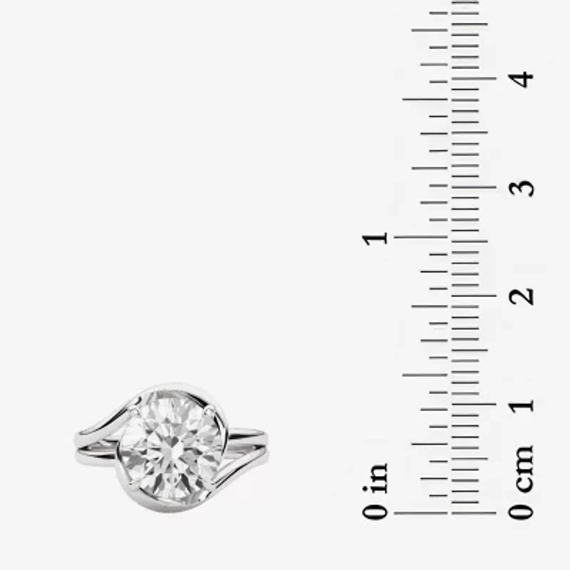 Grown Gorgeous F, Vs2 Womens 3 CT. T.W. Lab White Diamond 14K Gold or Platinum Round Engagement Ring