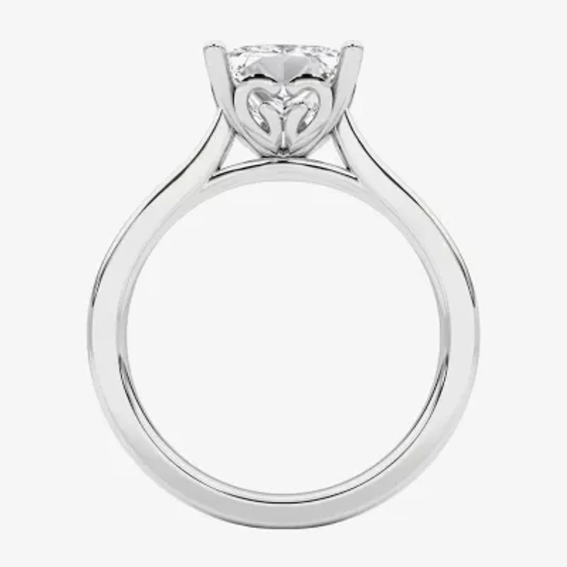 Grown Gorgeous (F, Vs2) Womens 2 1/4 CT. T.W. Lab White Diamond 14K Gold or Platinum Princess-cut Solitaire Engagement Ring