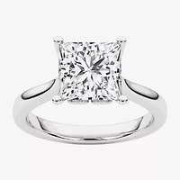Grown Gorgeous (F, Vs2) Womens 2 1/4 CT. T.W. Lab White Diamond 14K Gold or Platinum Princess-cut Solitaire Engagement Ring