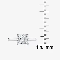 Grown Gorgeous (F, Vs2) Womens 2 1/4 CT. T.W. Lab White Diamond 14K Gold or Platinum Princess-cut Solitaire Engagement Ring
