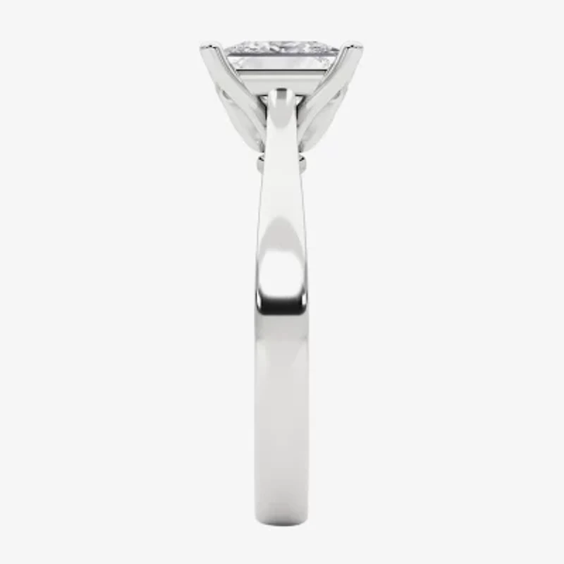 Grown Gorgeous (F, Vs2) Womens 2 1/4 CT. T.W. Lab White Diamond 14K Gold or Platinum Princess-cut Solitaire Engagement Ring