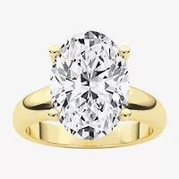 Grown Gorgeous (F,Vs2) Womens 3 3/8 Ct. Lab White Diamond 14K Gold or Platinum Oval Solitaire Engagement Ring