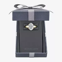 Grown Gorgeous (F,Vs2) Womens 3 3/8 Ct. Lab White Diamond 14K Gold or Platinum Oval Solitaire Engagement Ring