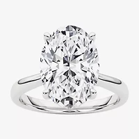 Grown Gorgeous (F, Vs2) Womens 3 1/2 CT. T.W Lab White Diamond 14K Gold or Platinum Oval Engagement Ring