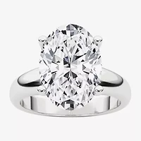 Grown Gorgeous (F,Vs2) Womens 3 3/8 Ct. Lab White Diamond 14K Gold or Platinum Oval Solitaire Engagement Ring