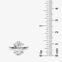 Grown Gorgeous (F,Vs2) Womens 3 3/8 Ct. Lab White Diamond 14K Gold or Platinum Oval Solitaire Engagement Ring
