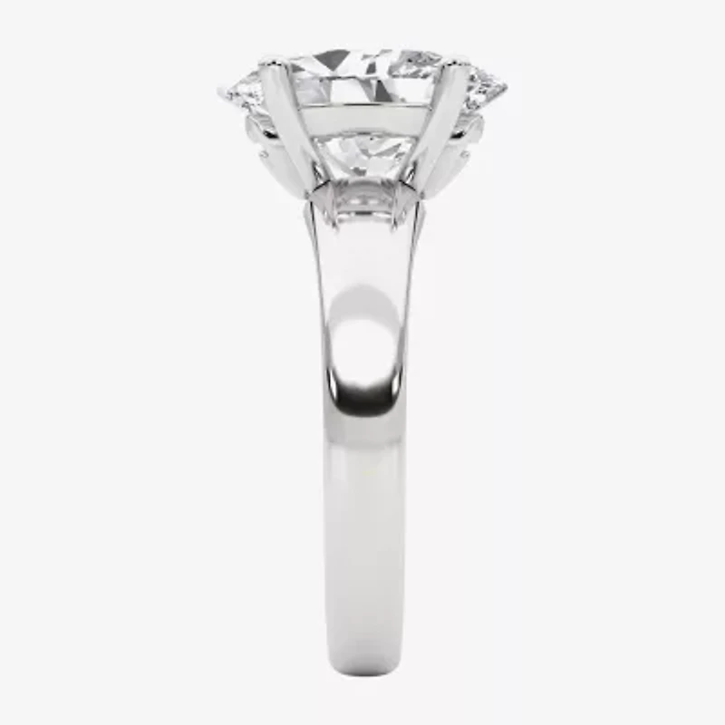 Grown Gorgeous (F,Vs2) Womens 3 3/8 Ct. Lab White Diamond 14K Gold or Platinum Oval Solitaire Engagement Ring