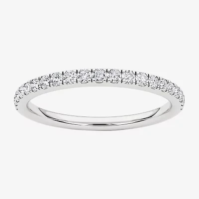 Grown Gorgeous (F,Vs2) Womens 1/4 CT. T.W. Lab White Diamond 14K Gold Wedding Band