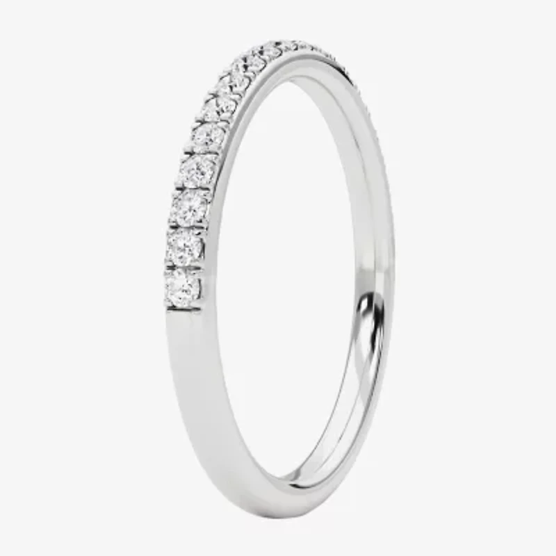 Grown Gorgeous (F,Vs2) Womens 1/4 CT. T.W. Lab White Diamond 14K Gold Wedding Band