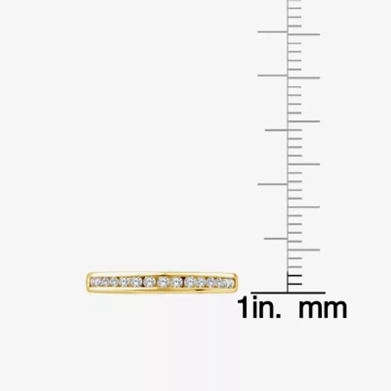 Grown Gorgeous (F,Vs2) Womens 1/4 CT. T.W. Lab White Diamond 14K Gold or Platinum Wedding Band
