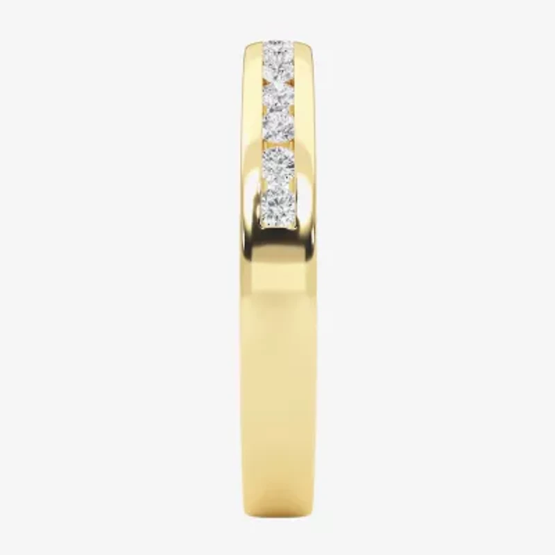 Grown Gorgeous (F,Vs2) Womens 1/4 CT. T.W. Lab White Diamond 14K Gold or Platinum Wedding Band
