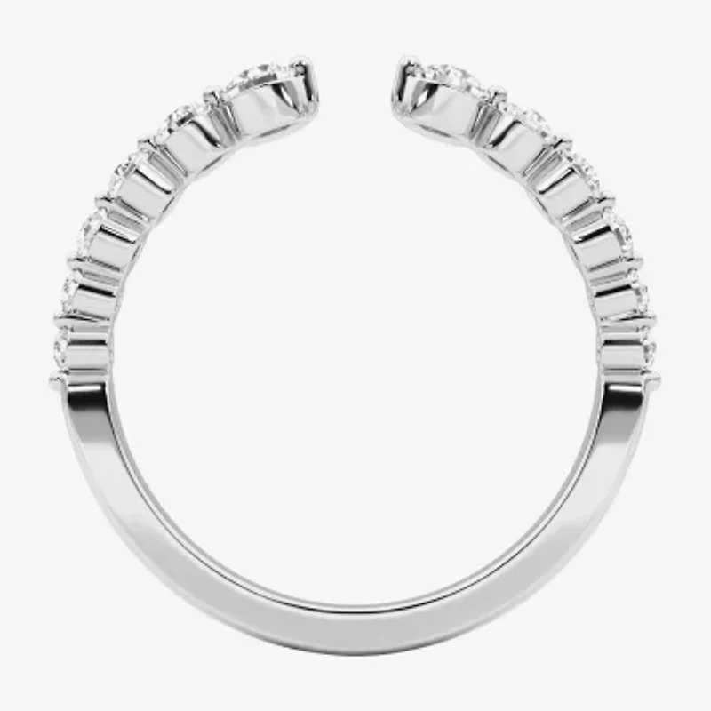 Grown Gorgeous Womens 1/2 CT. T.W. Lab White Diamond 14K Gold Anniversary Band