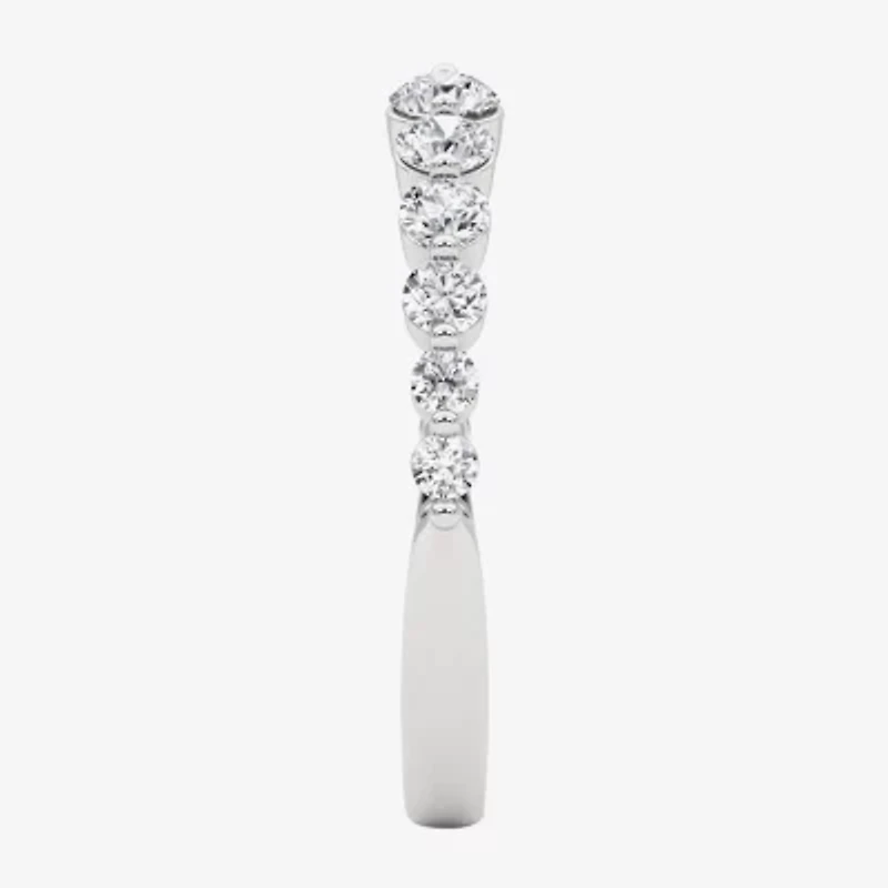 Grown Gorgeous Womens 1/2 CT. T.W. Lab White Diamond 14K Gold Anniversary Band