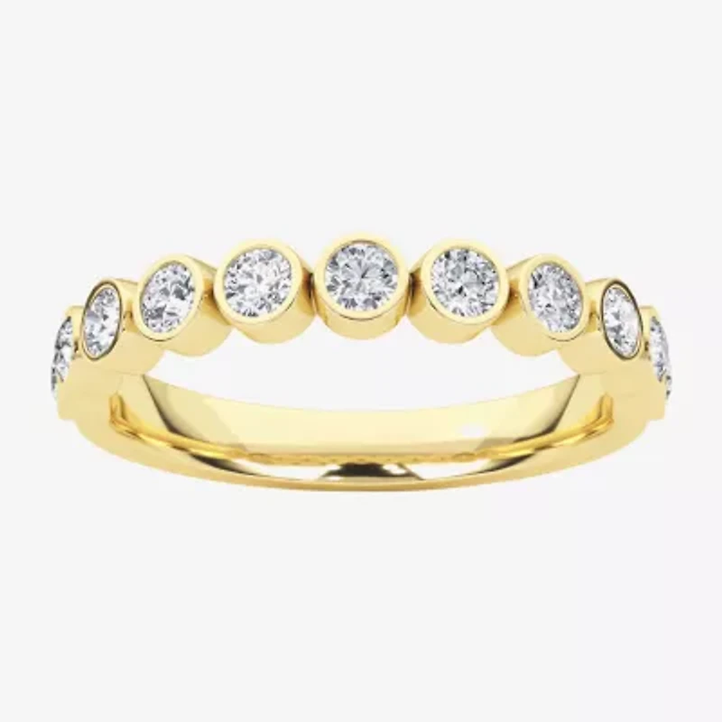 Grown Gorgeous Womens 1/2 CT. T.W. Lab White Diamond 14K Gold or Platinum Anniversary Wedding Band