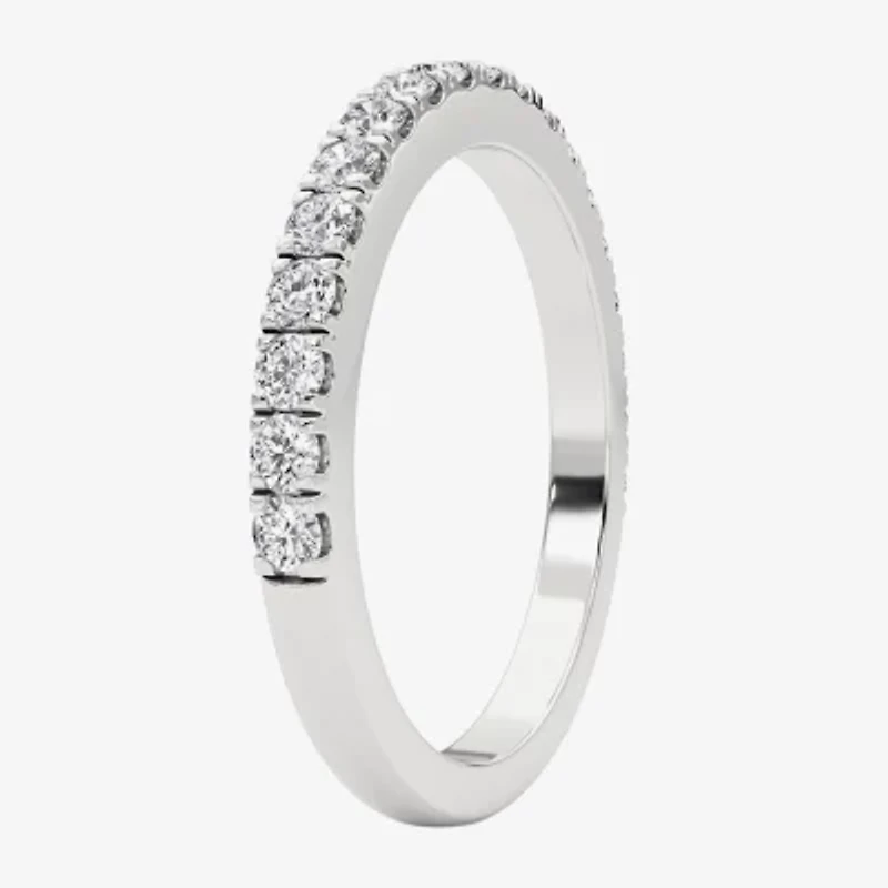 Grown Gorgeous (F, Vs2) Womens 1/2 CT. T.W. Lab White Diamond 14K Gold or Platinum Wedding Band