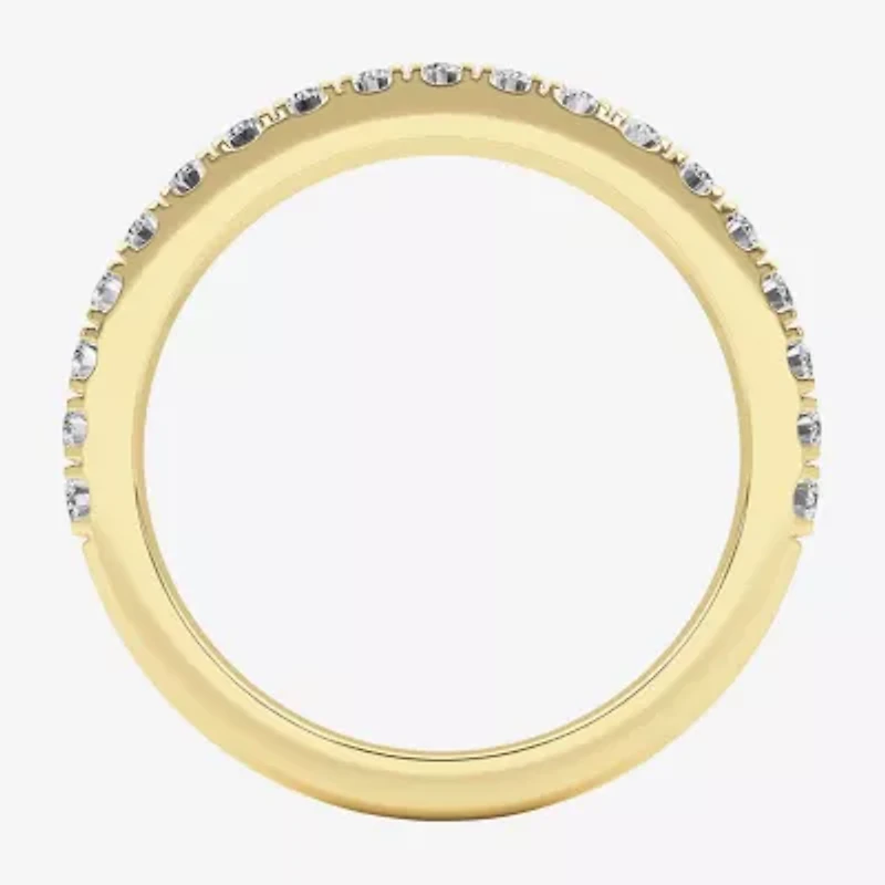 Grown Gorgeous (F, Vs2) Womens 1/2 CT. T.W. Lab White Diamond 14K Gold or Platinum Wedding Band