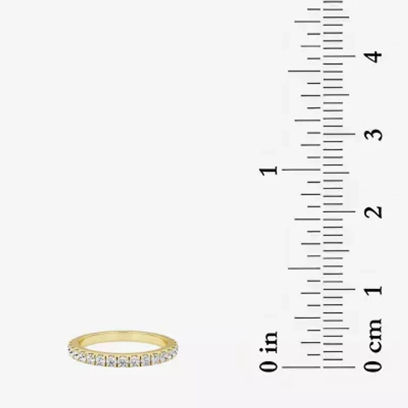 Grown Gorgeous (F, Vs2) Womens 1/2 CT. T.W. Lab White Diamond 14K Gold or Platinum Wedding Band