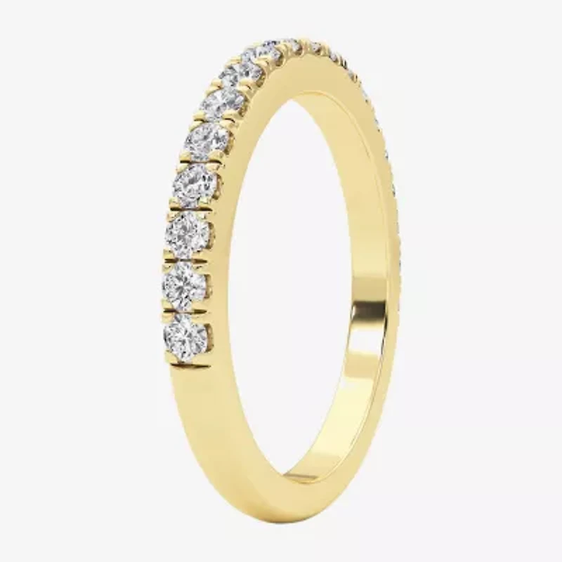 Grown Gorgeous (F, Vs2) Womens 1/2 CT. T.W. Lab White Diamond 14K Gold or Platinum Wedding Band