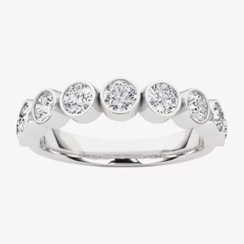 Grown Gorgeous Womens 2.5MM 1 CT. T.W. Lab White Diamond 14K Gold or Platinum Anniversary Wedding Band