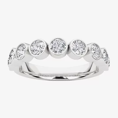 Grown Gorgeous Womens 2.5MM 1 CT. T.W. Lab White Diamond 14K Gold or Platinum Anniversary Wedding Band