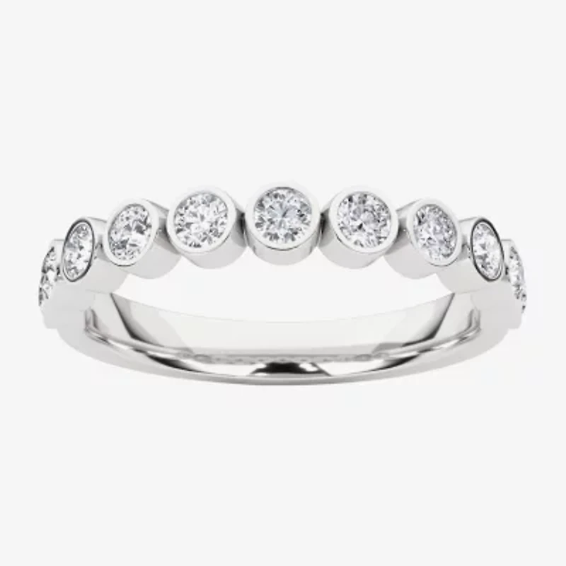 Grown Gorgeous Womens 1/2 CT. T.W. Lab White Diamond 14K Gold or Platinum Anniversary Wedding Band