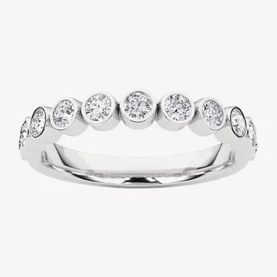 Grown Gorgeous Womens 1/2 CT. T.W. Lab White Diamond 14K Gold or Platinum Anniversary Wedding Band