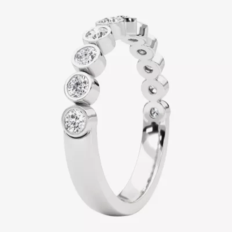 Grown Gorgeous Womens 1/2 CT. T.W. Lab White Diamond 14K Gold or Platinum Anniversary Wedding Band
