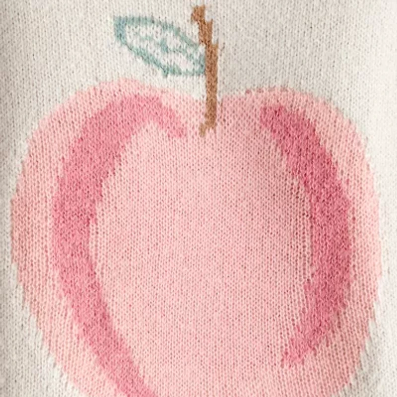 Carter's Toddler Girls Round Neck Long Sleeve Pullover Sweater