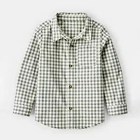 Carter's Toddler Boys Long Sleeve Cuffed Regular Fit Button-Down Shirt