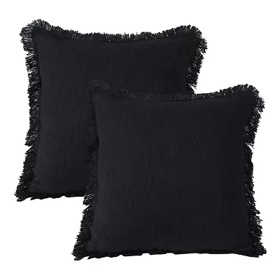 LR Home Vera Casual Square Decorative Throw Pillow