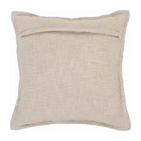 LR Home Molly Solid Square Decorative Throw Pillow