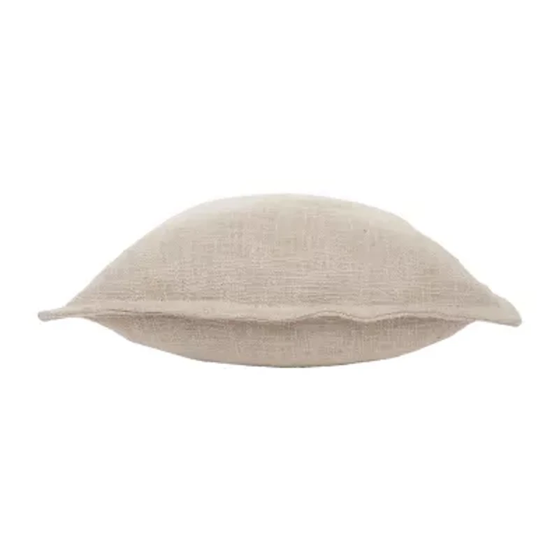 LR Home Molly Solid Square Decorative Throw Pillow