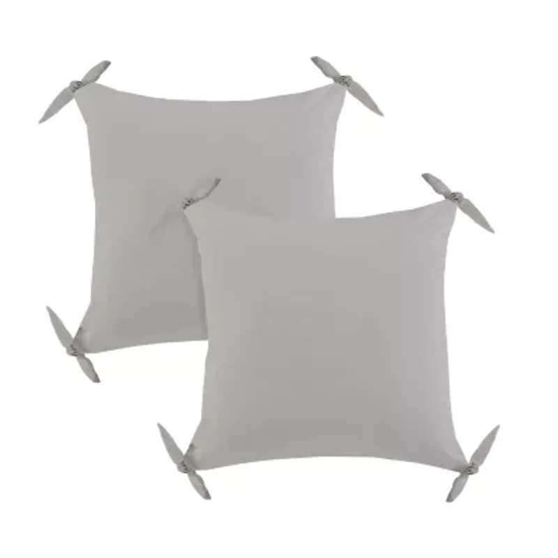 LR Home Nyla Casual Square Decorative Throw Pillow