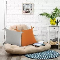LR Home Nyla Casual Square Decorative Throw Pillow