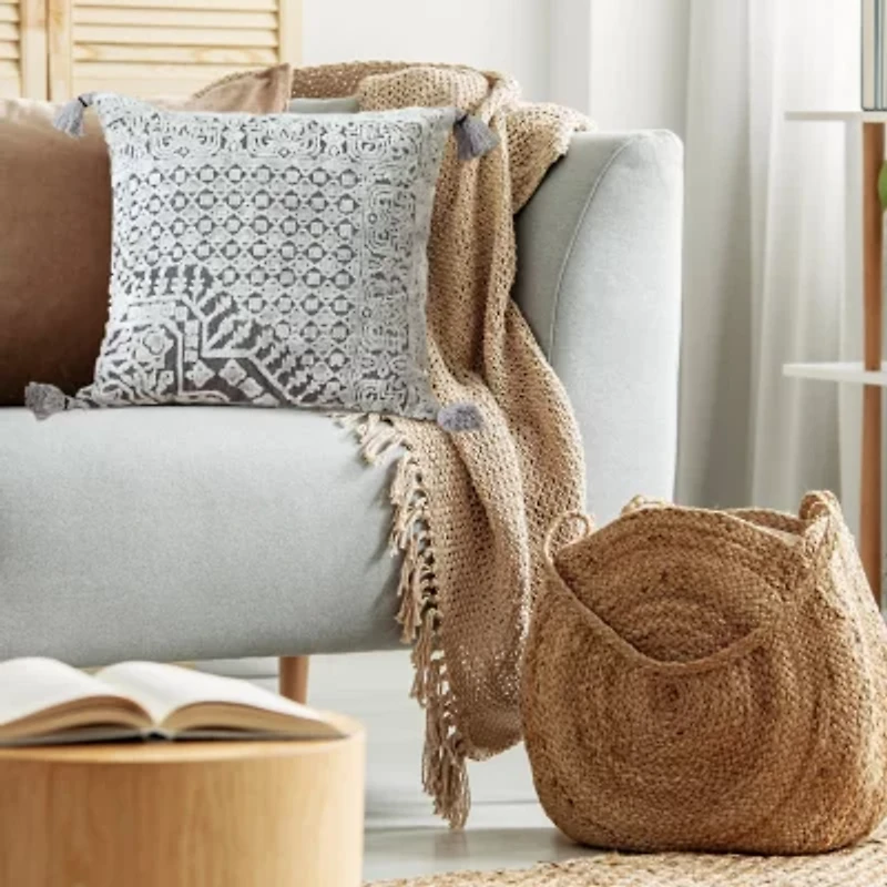 LR Home Square Throw Pillow