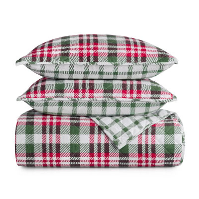 Martha Stewart Johnson 3-pc. Quilt Set