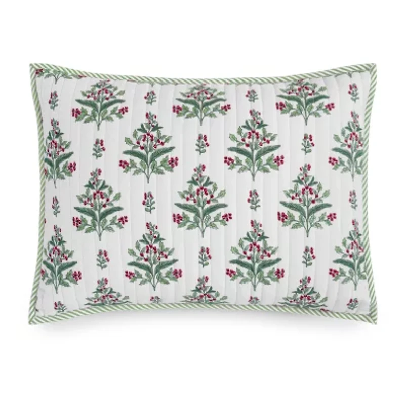 Martha Stewart Holly 3-pc. Quilt Set