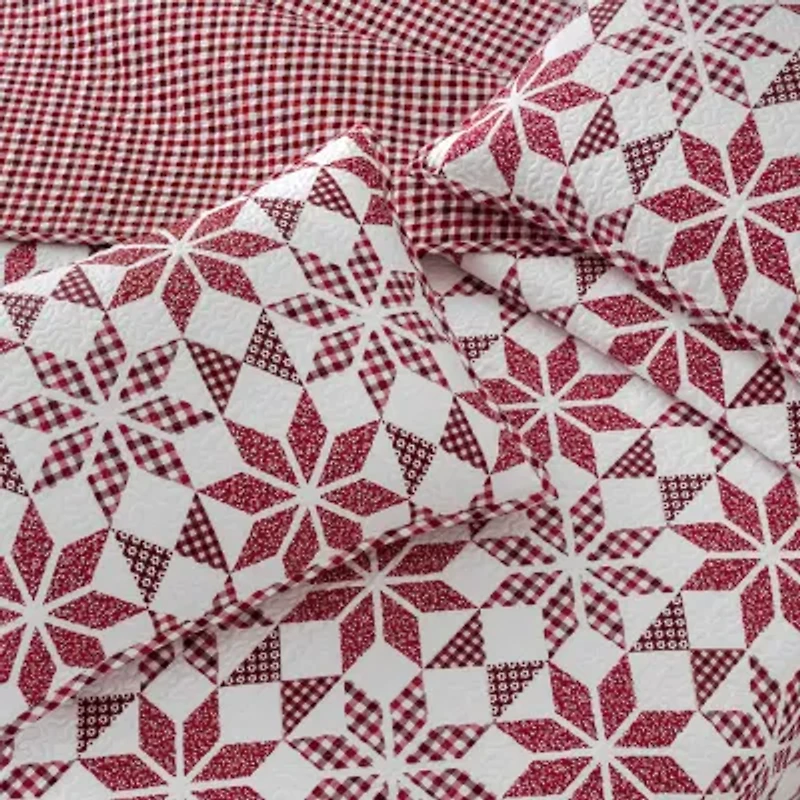 Martha Stewart Holiday Star 3-pc. Quilt Set
